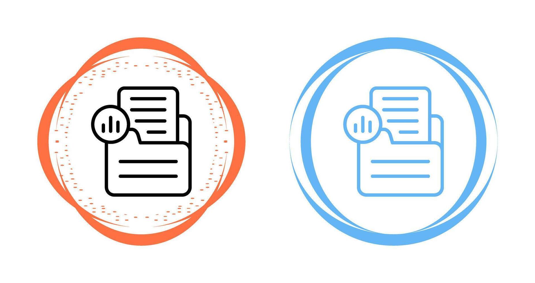 Document Analytics Vector Icon