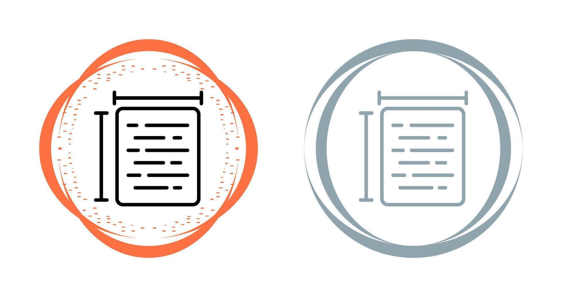 Document Size Vector Icon
