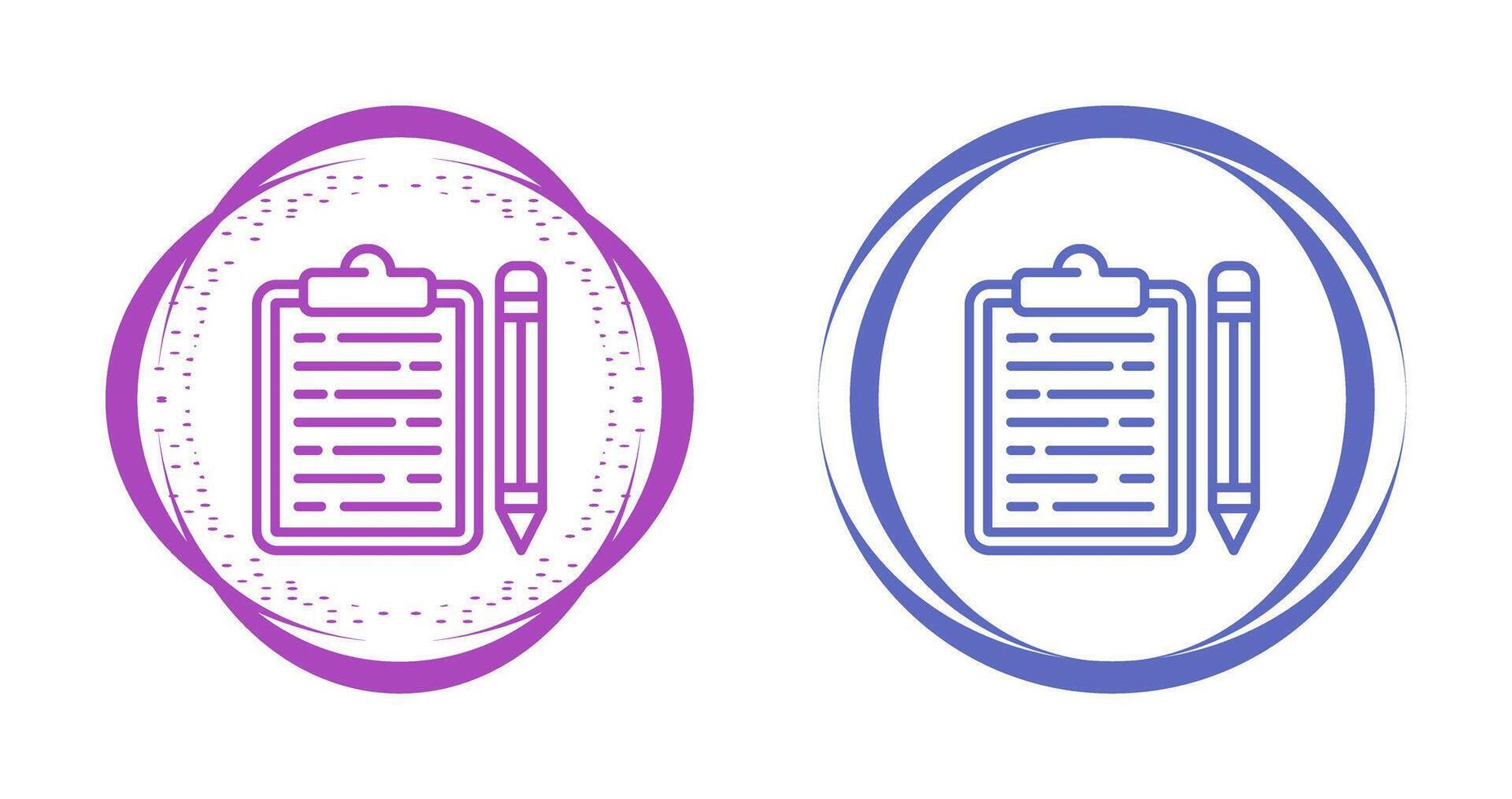 Clipboard with pencil Vector Icon