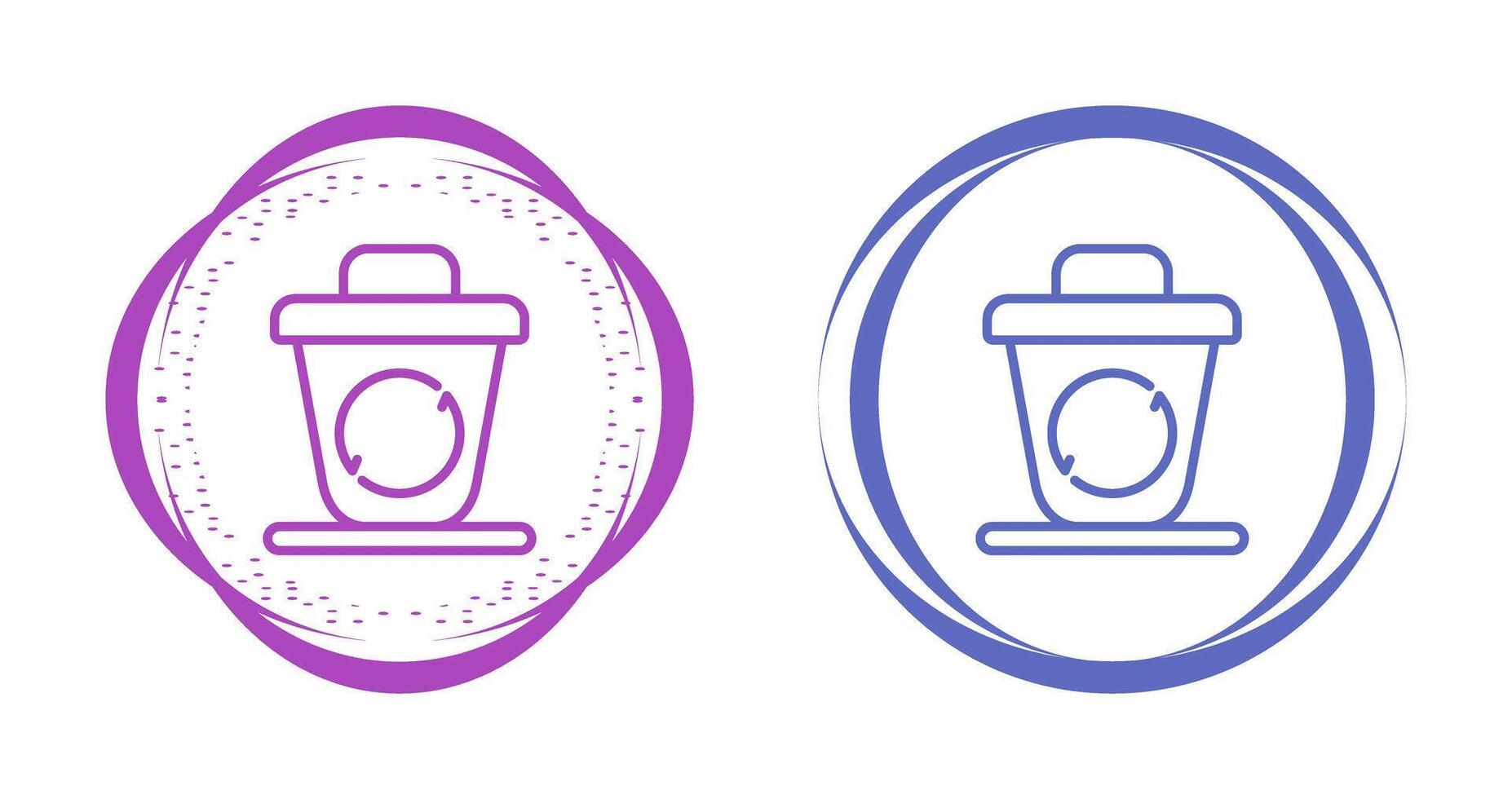 Recycling bin Vector Icon