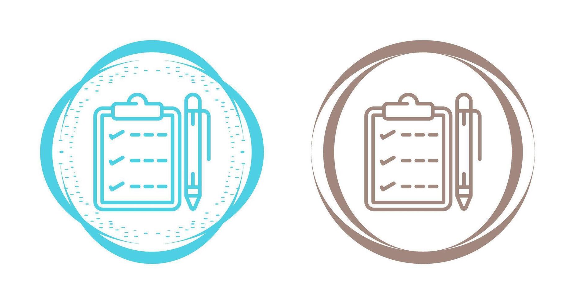 Notepad with pen Vector Icon