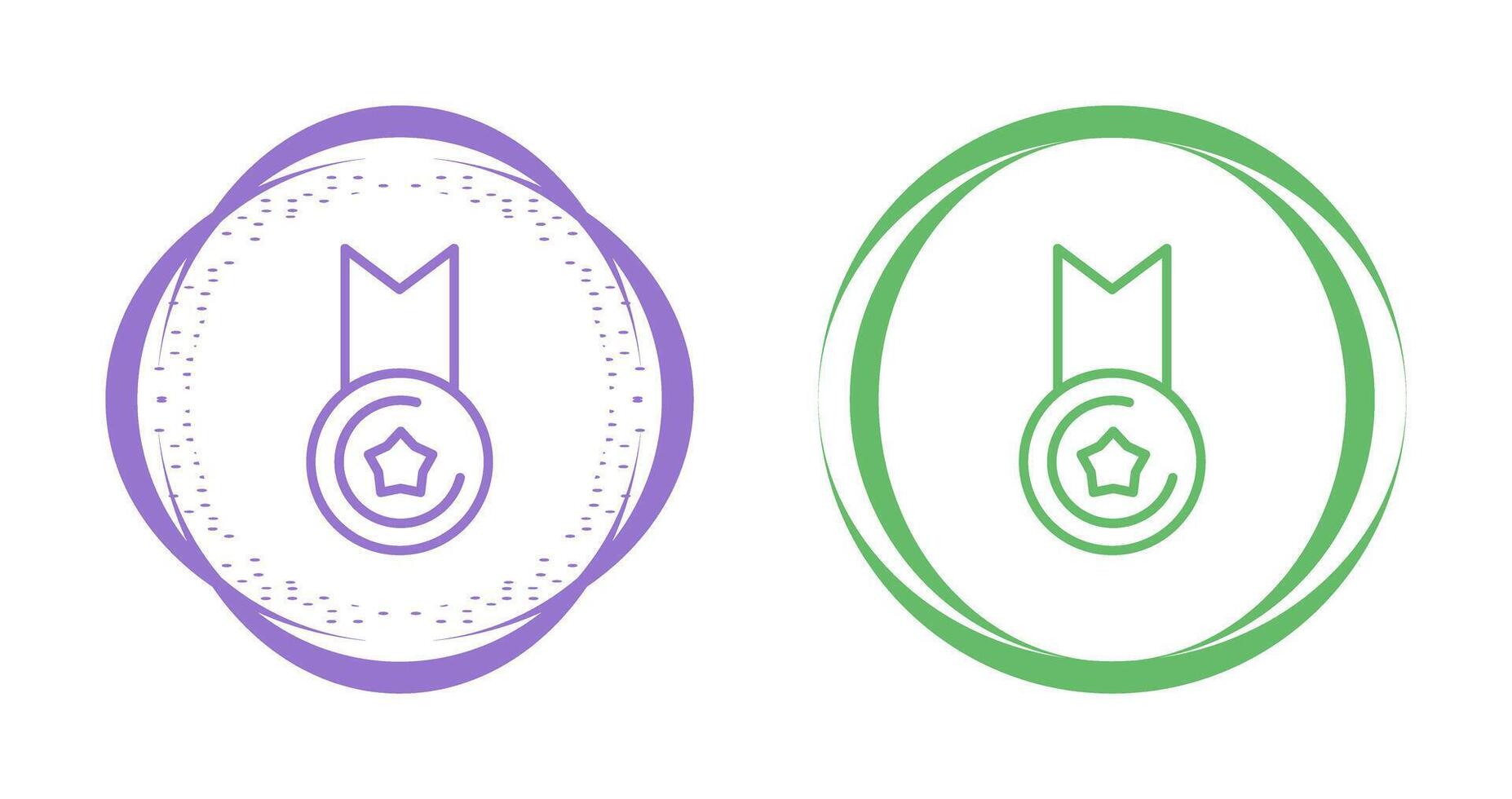Gold Medal Vector Icon