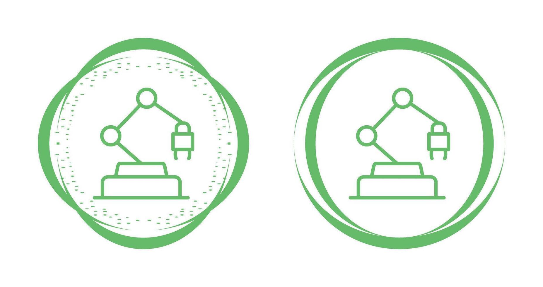 Industrial Robot Vector Icon