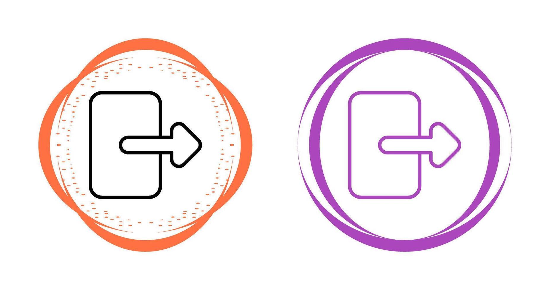 Exit Vector Icon