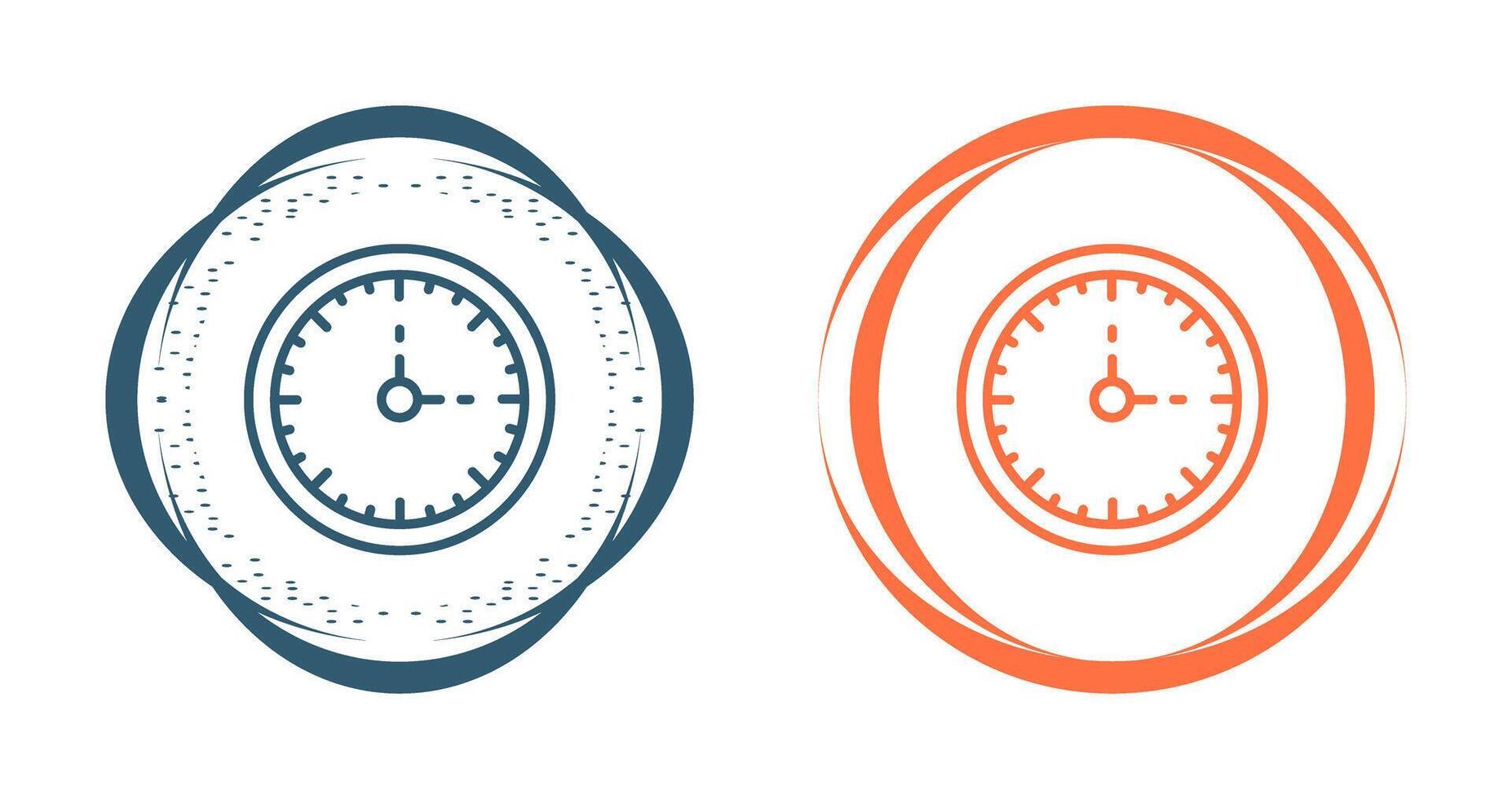 Clock Three Vector Icon