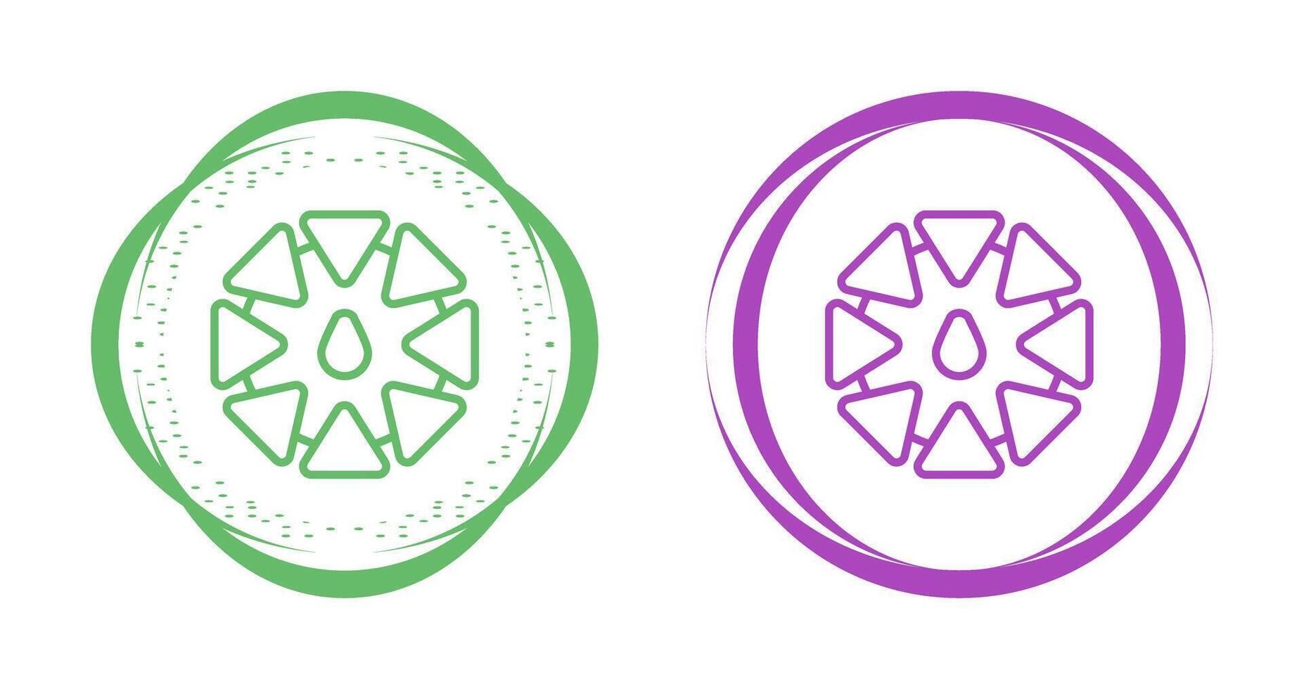 Color Wheel Vector Icon