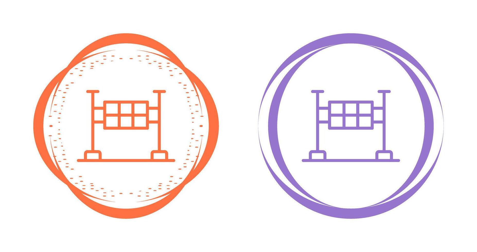 Finish Line Vector Icon