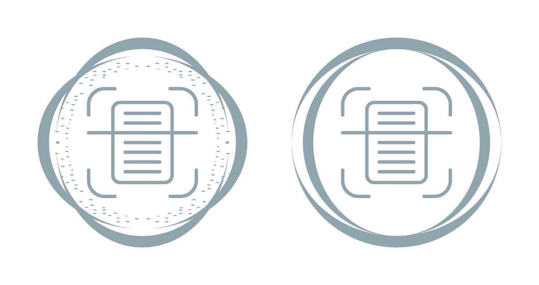 Document Scanning Vector Icon