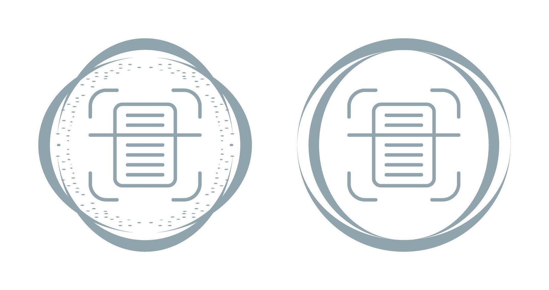 Document Scanning Vector Icon