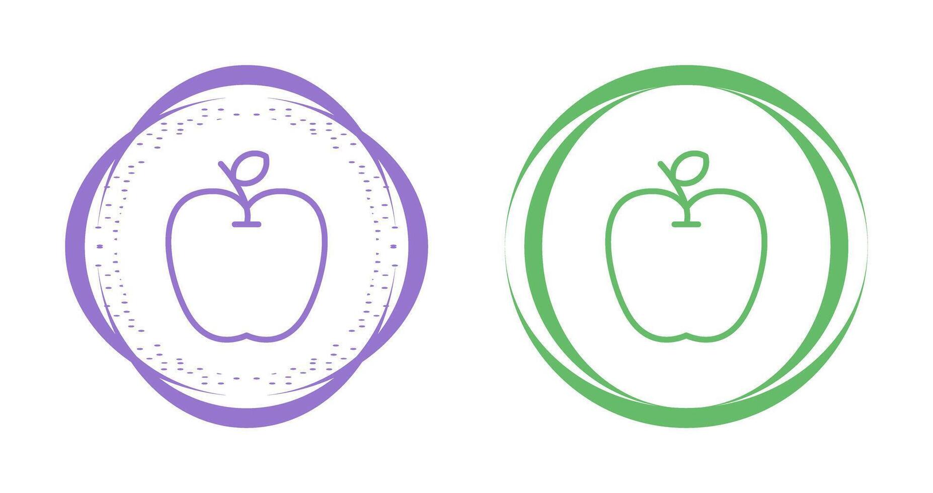 icono de vector de manzana