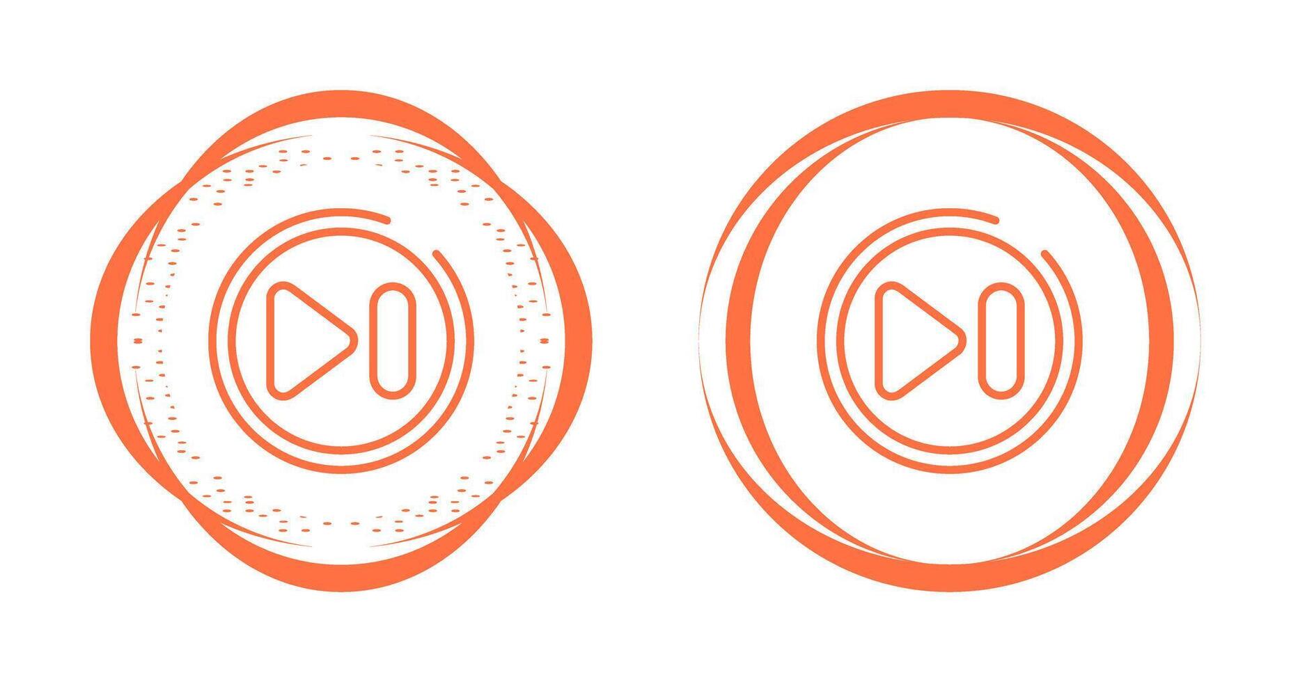 Next Track Button Vector Icon