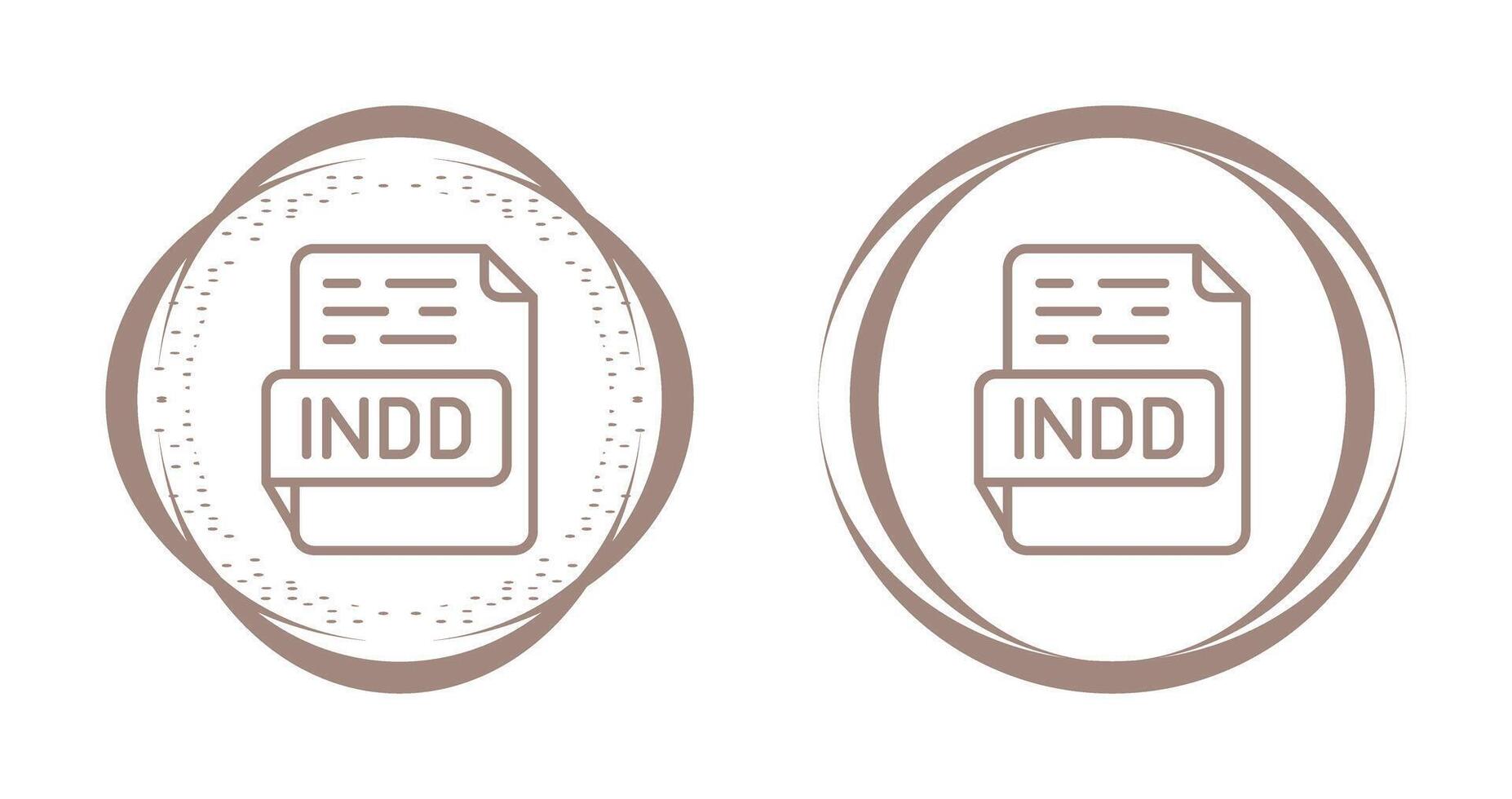 INDD Vector Icon