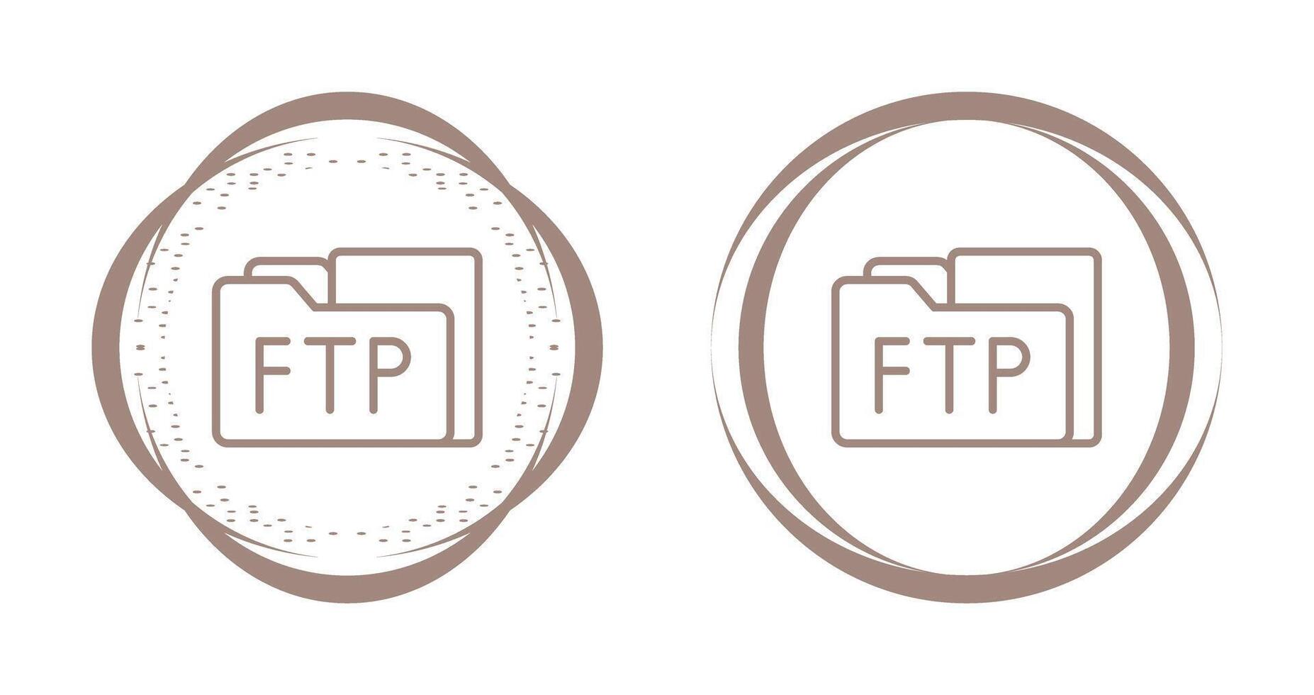 ftp acceso vector icono