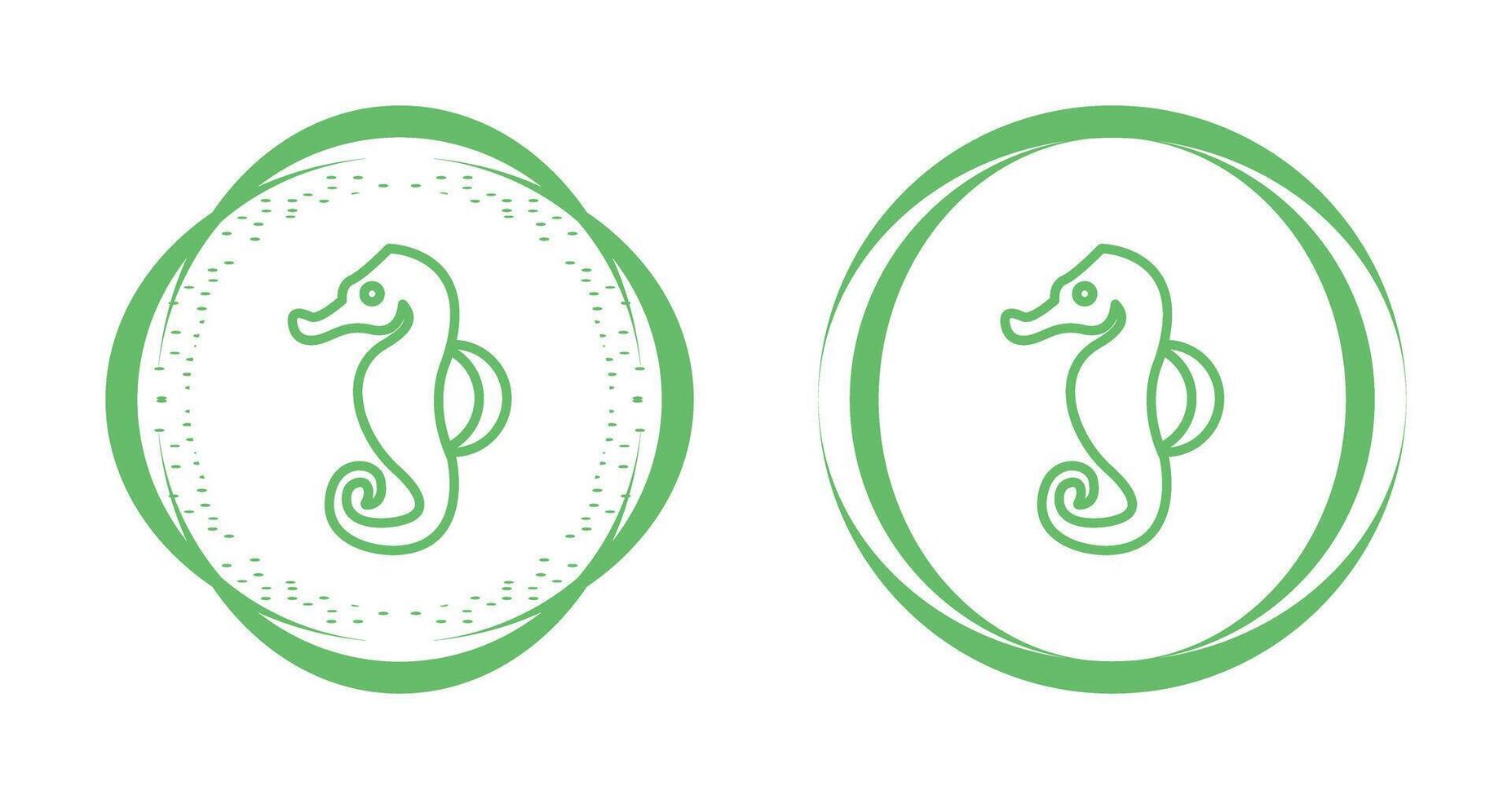 Seahorse Vector Icon