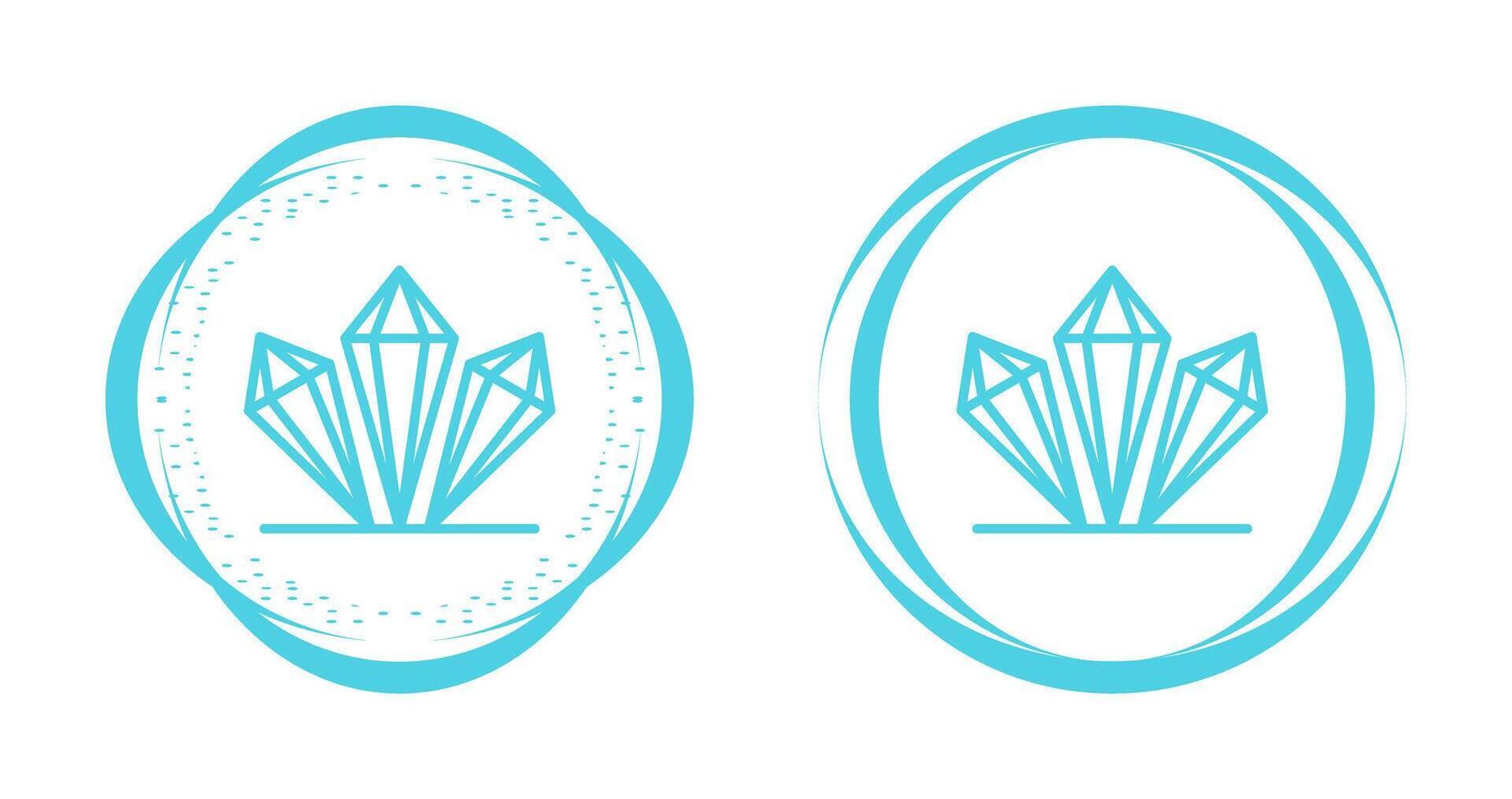 icono de vector de cristal