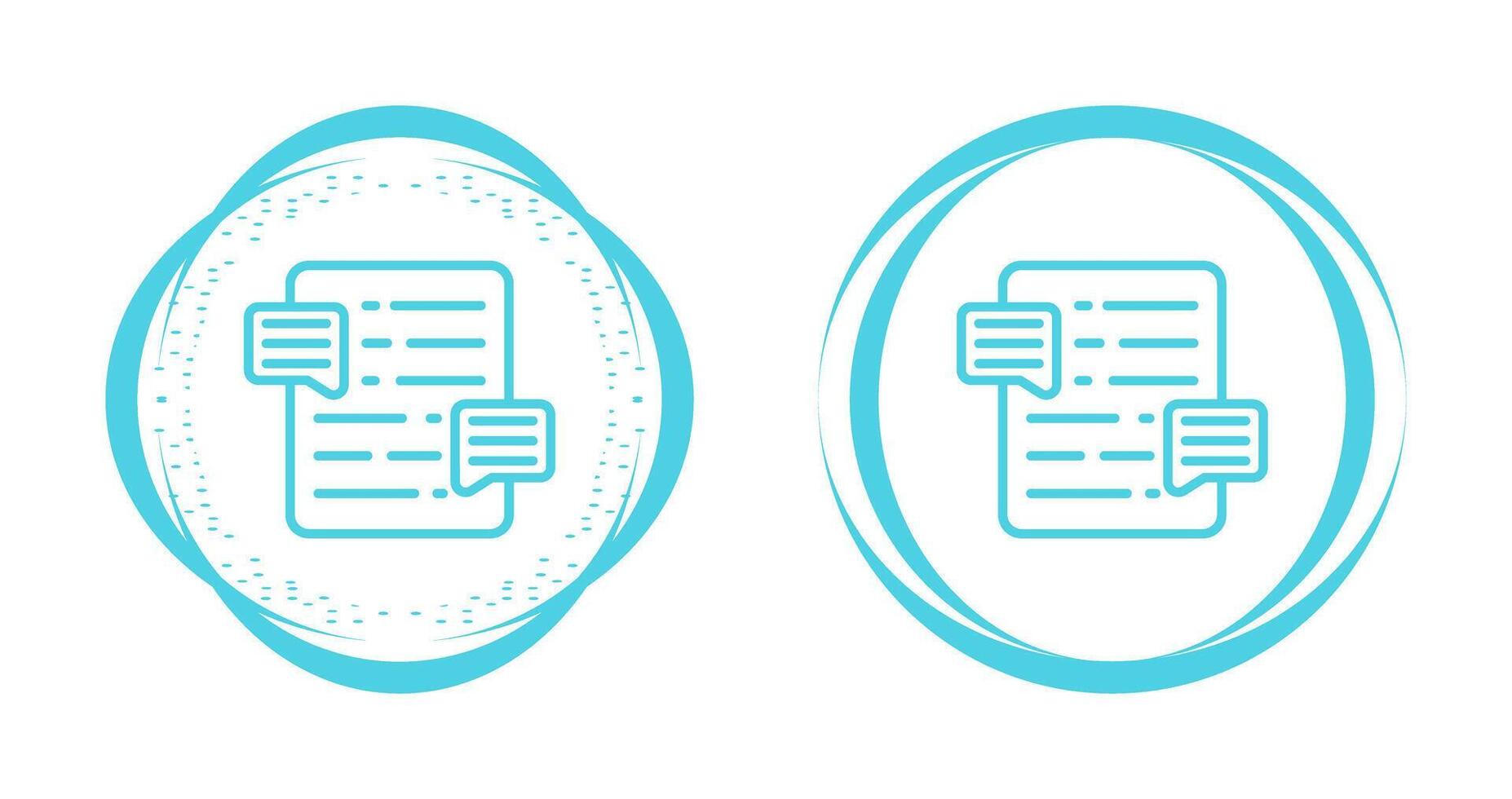 Document Commenting Vector Icon