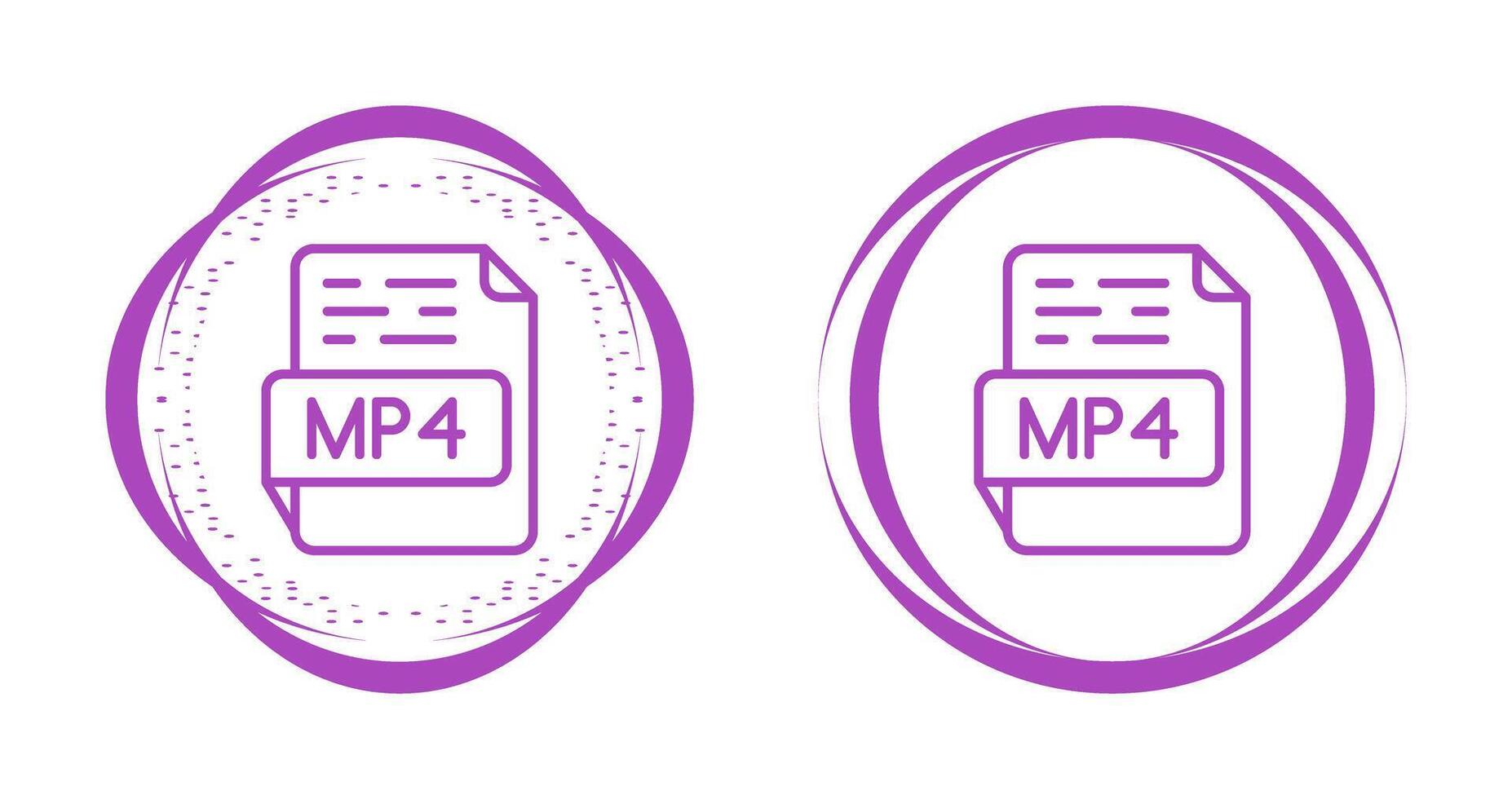 MP4 Vector Icon
