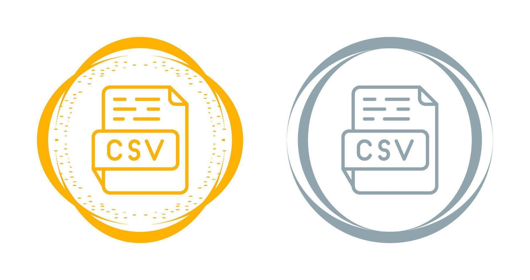 CSV Vector Icon