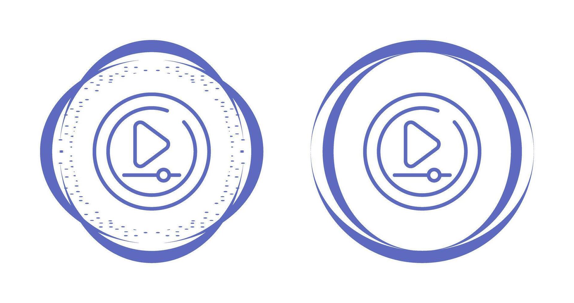 Video Play Circle Vector Icon