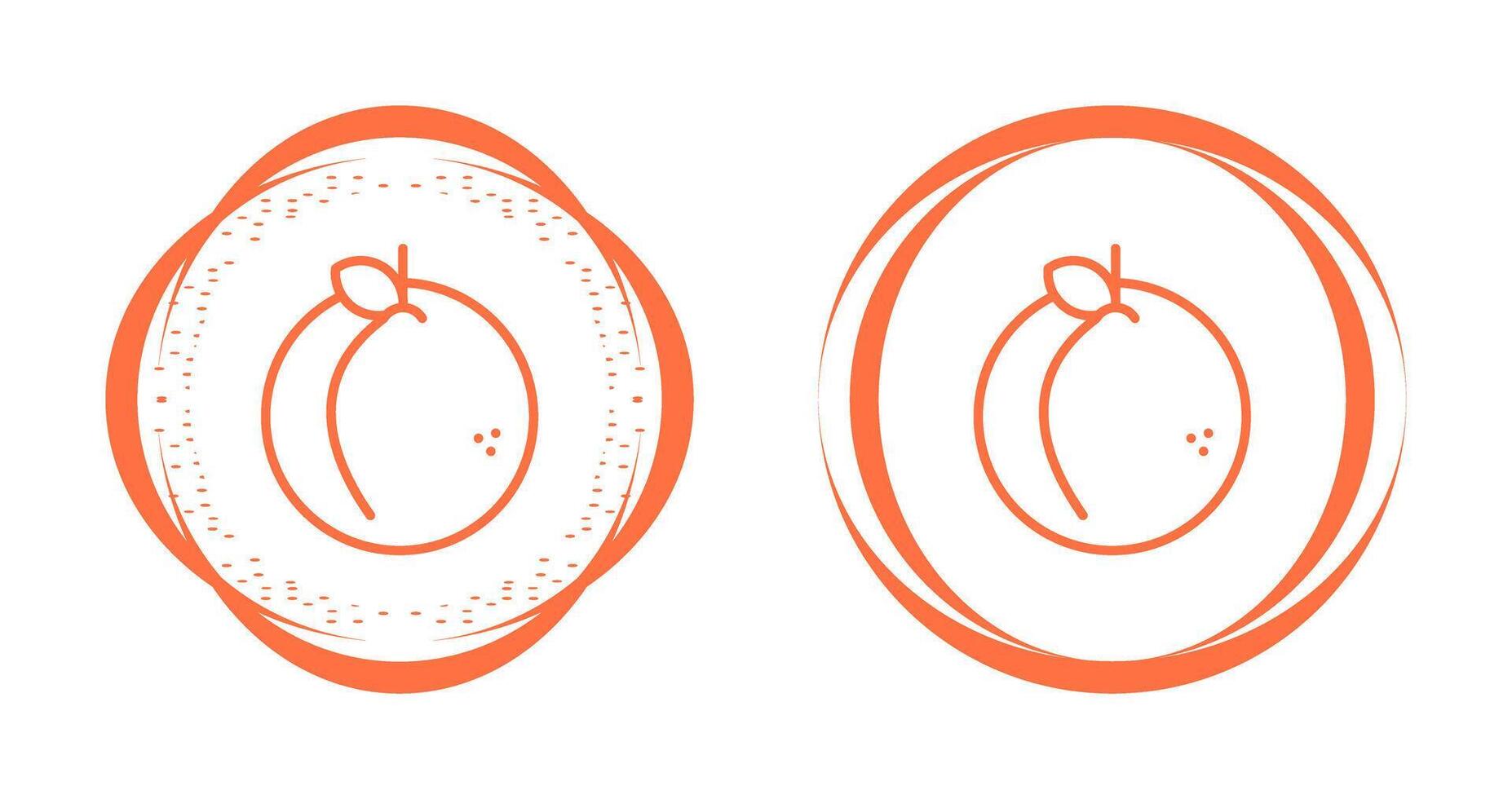 Peach Vector Icon