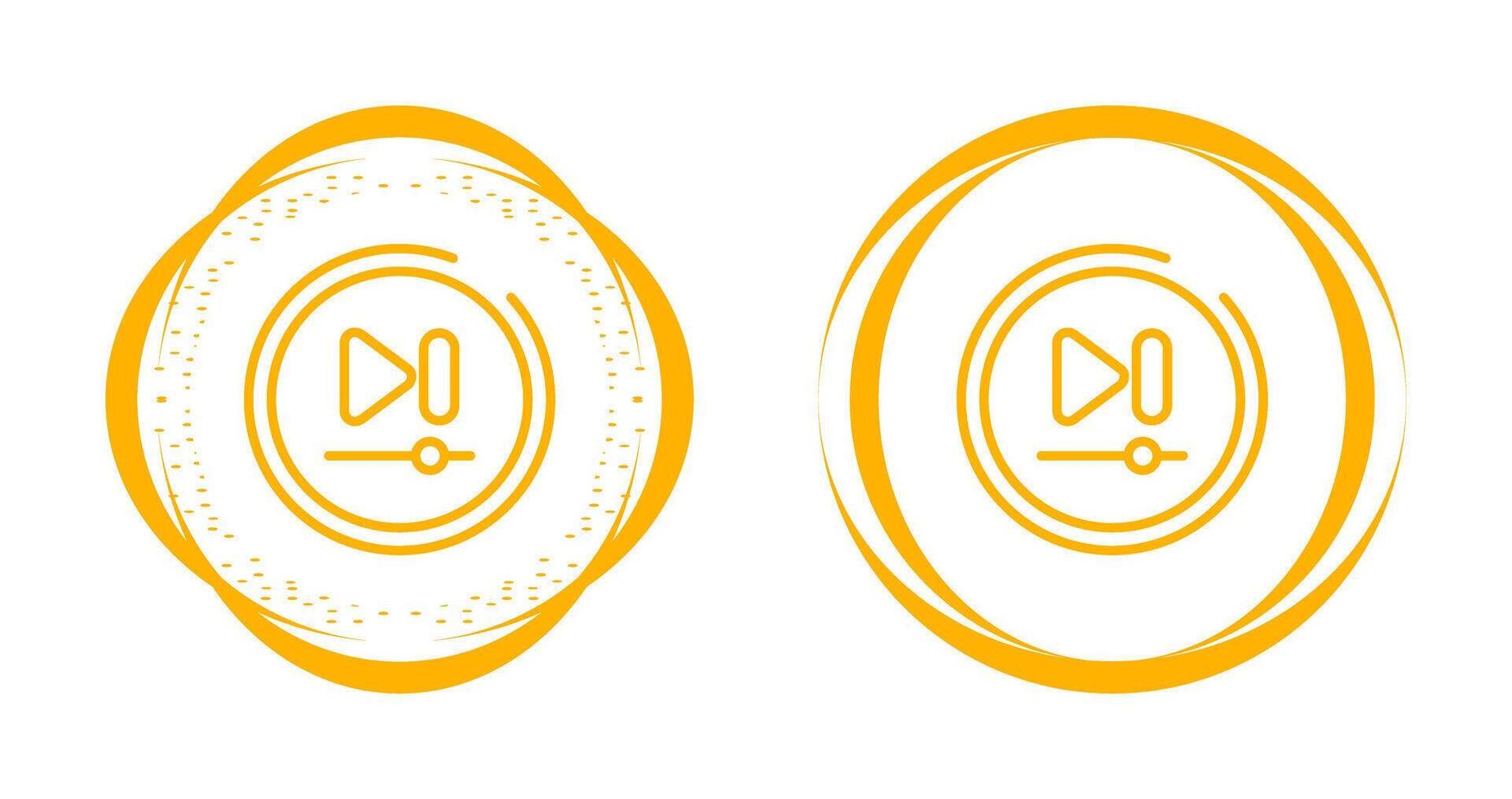 Video Next Track Button Vector Icon