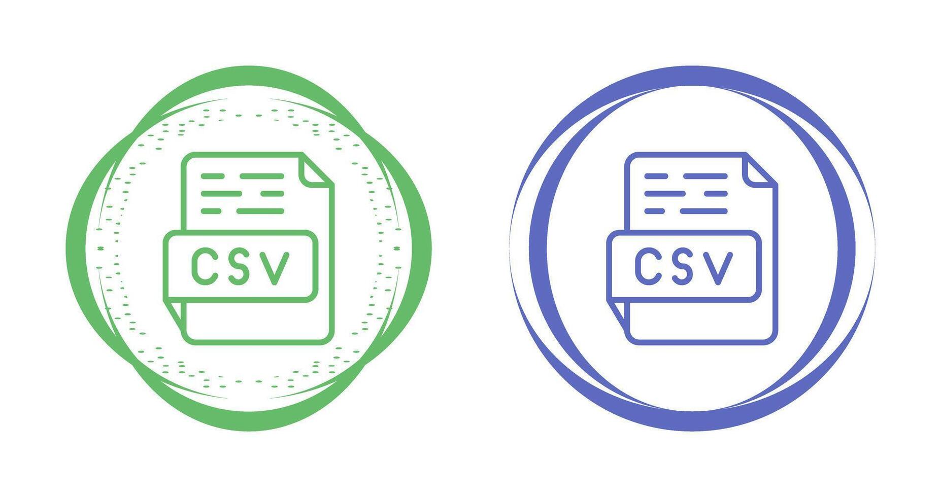 CSV Vector Icon