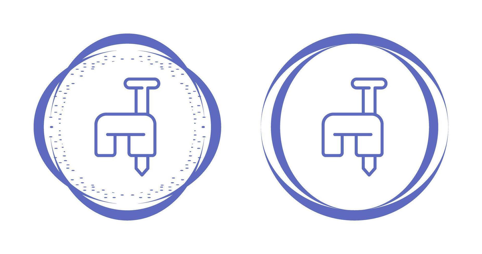 cable grapas vector icono