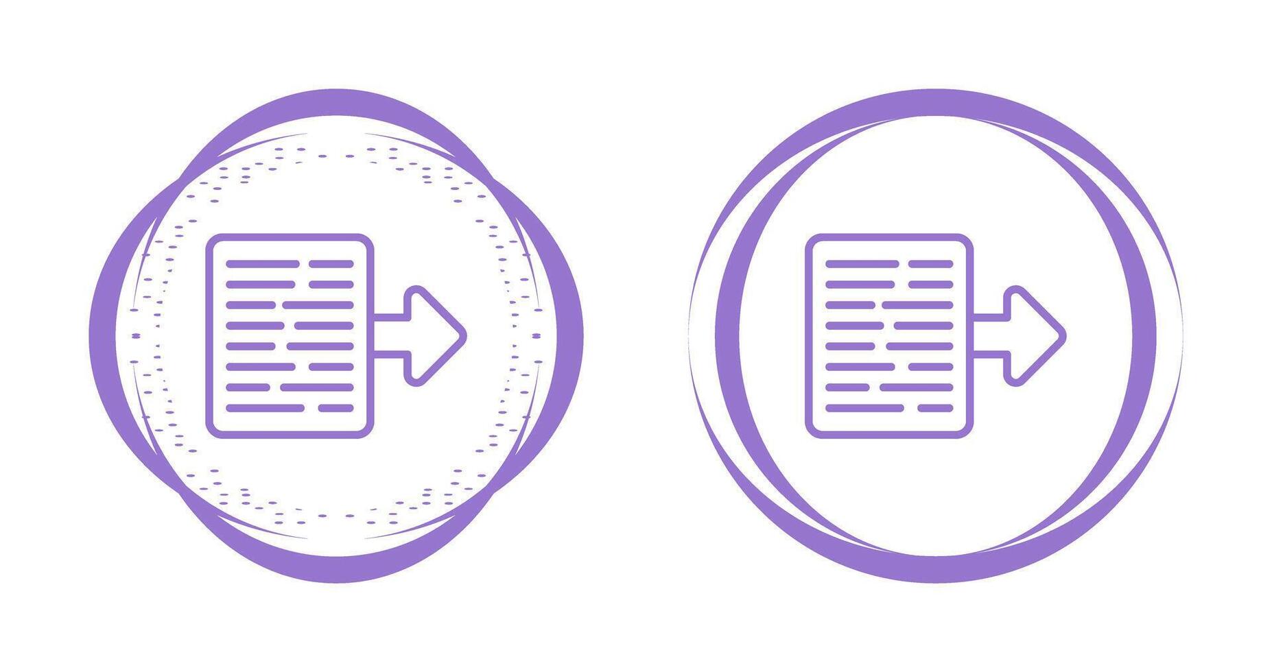 Document Export Vector Icon
