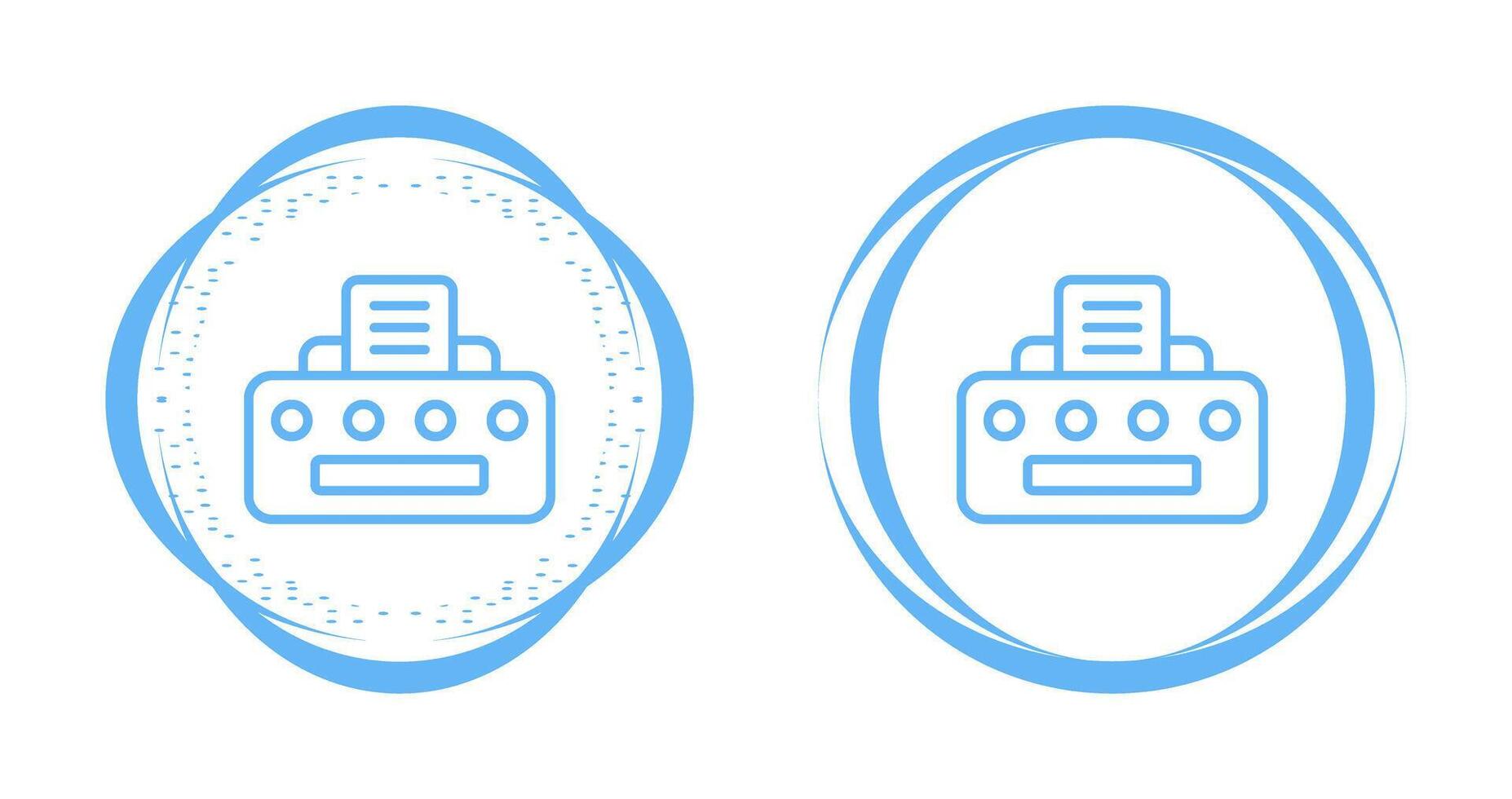 Document Printing Vector Icon