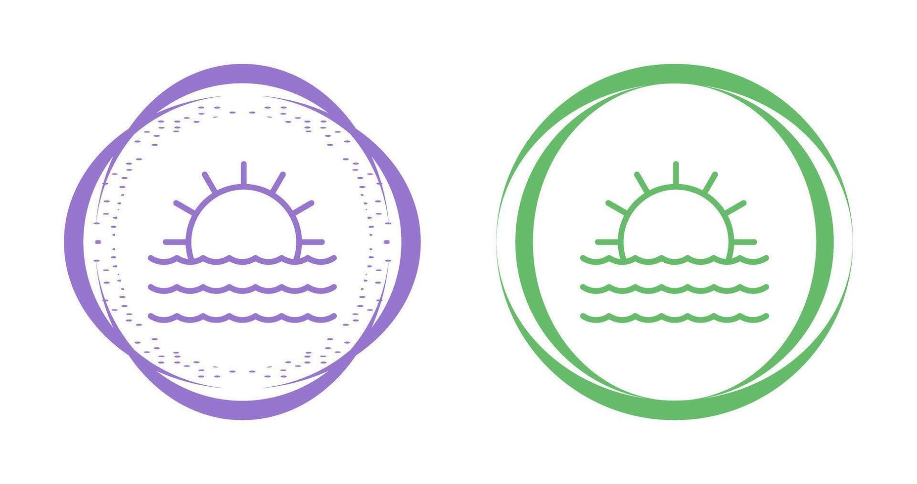 Sunset Vector Icon