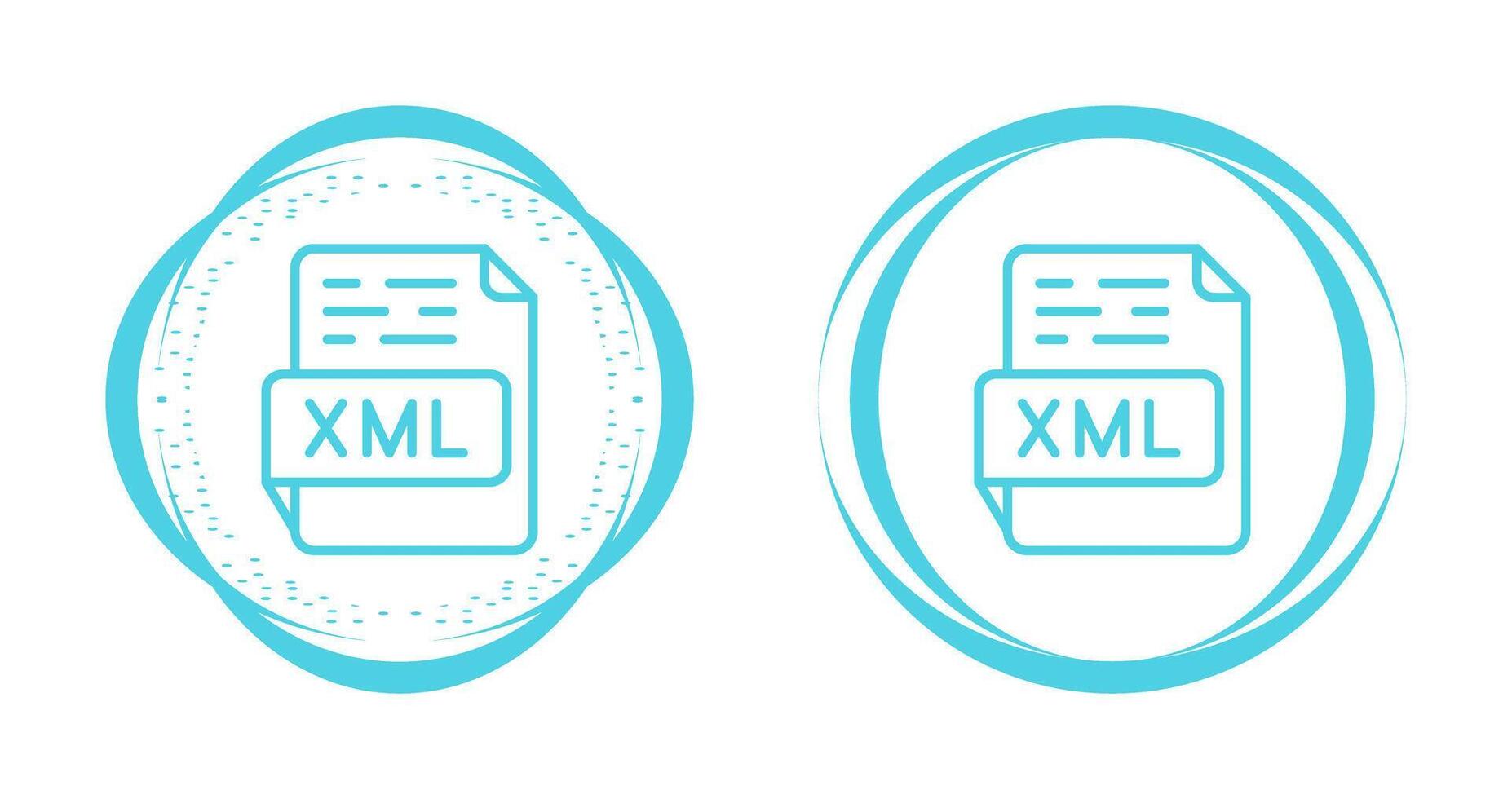 XML Vector Icon