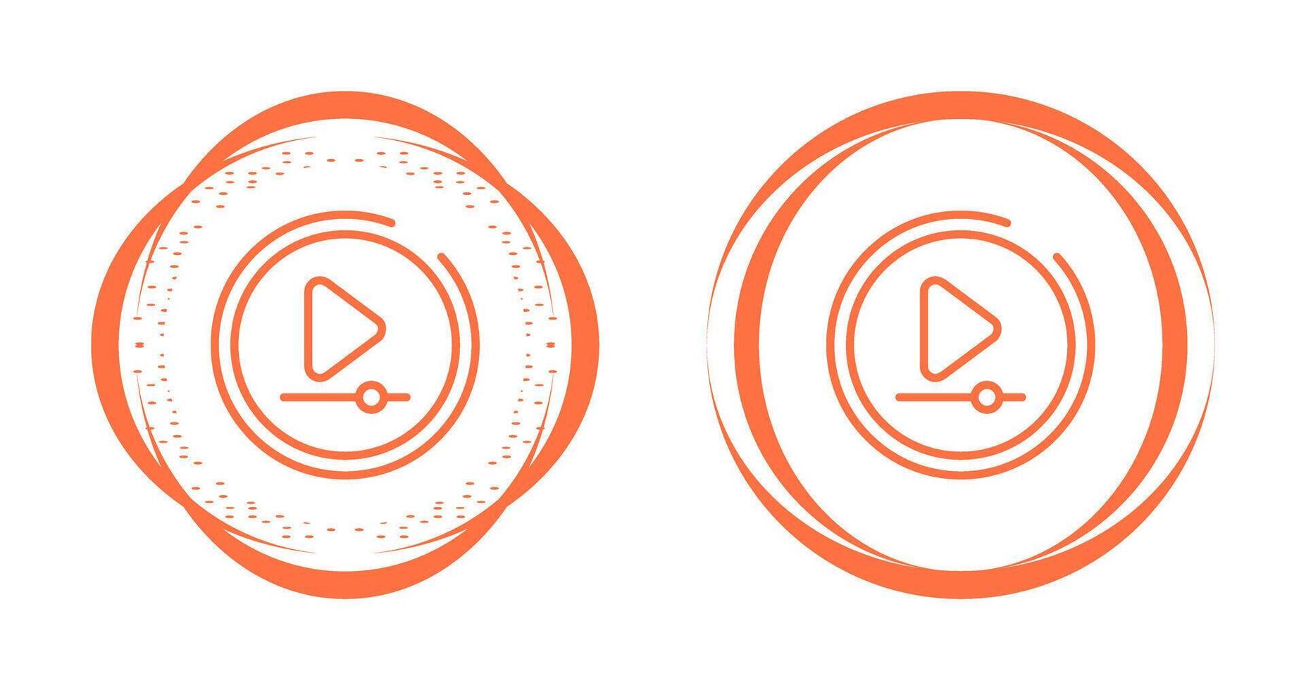 Video Play Button Vector Icon