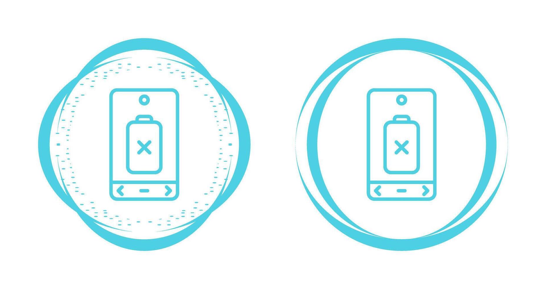 Empty Battery Vector Icon