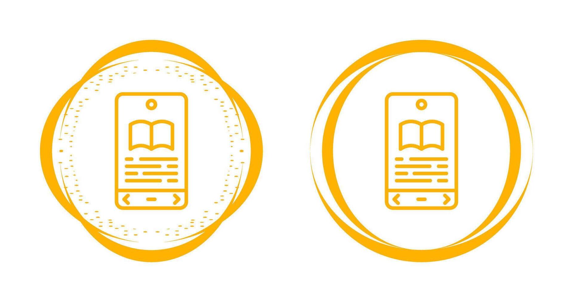 E book Reader Vector Icon