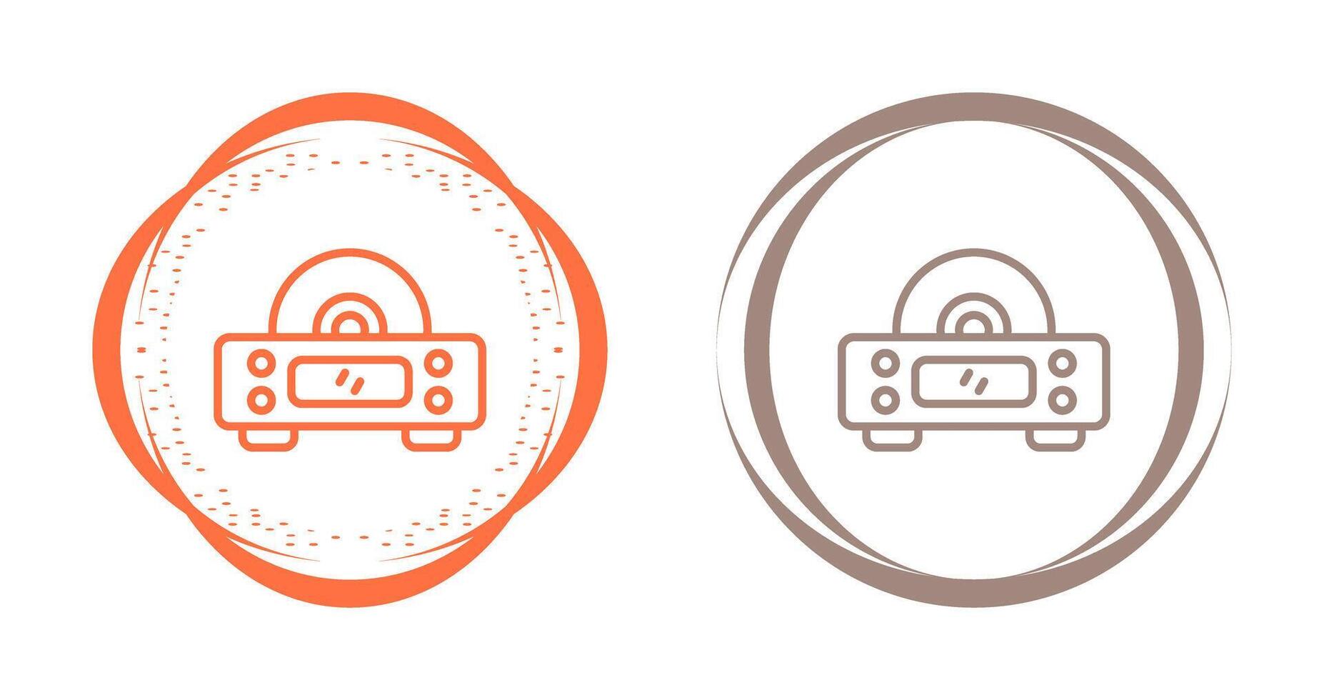 Cd Player Vector Icon