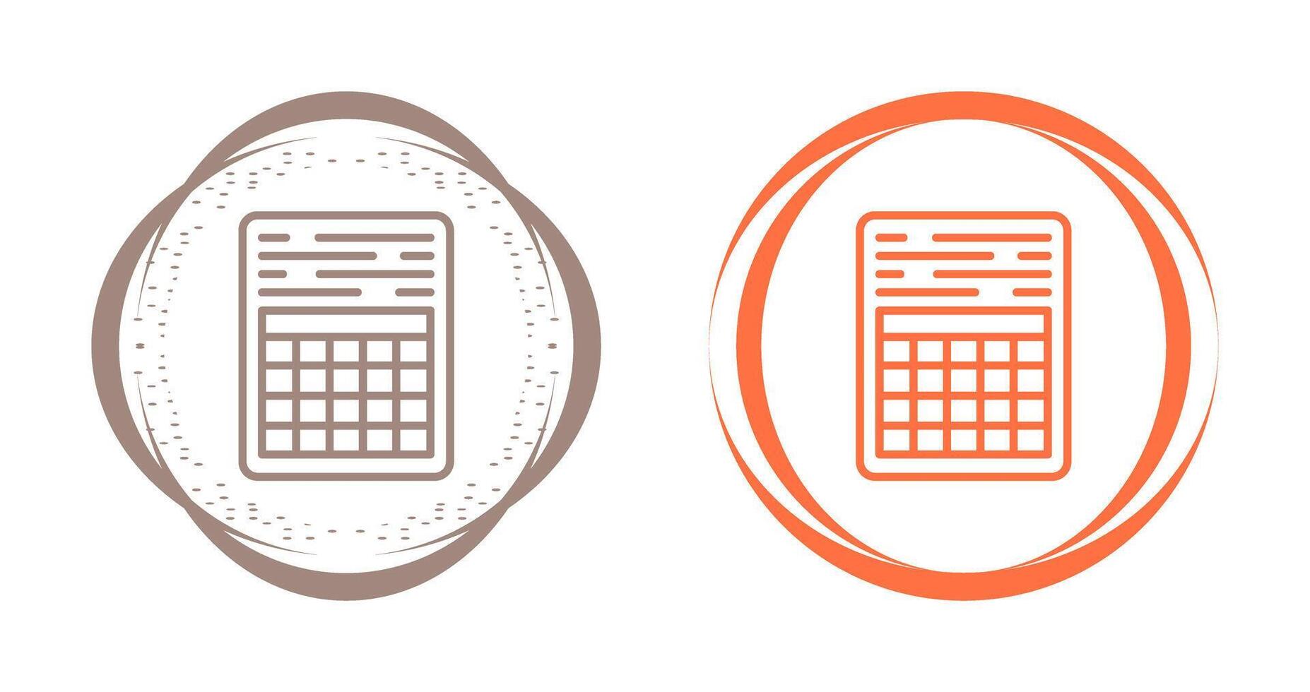 Table Vector Icon