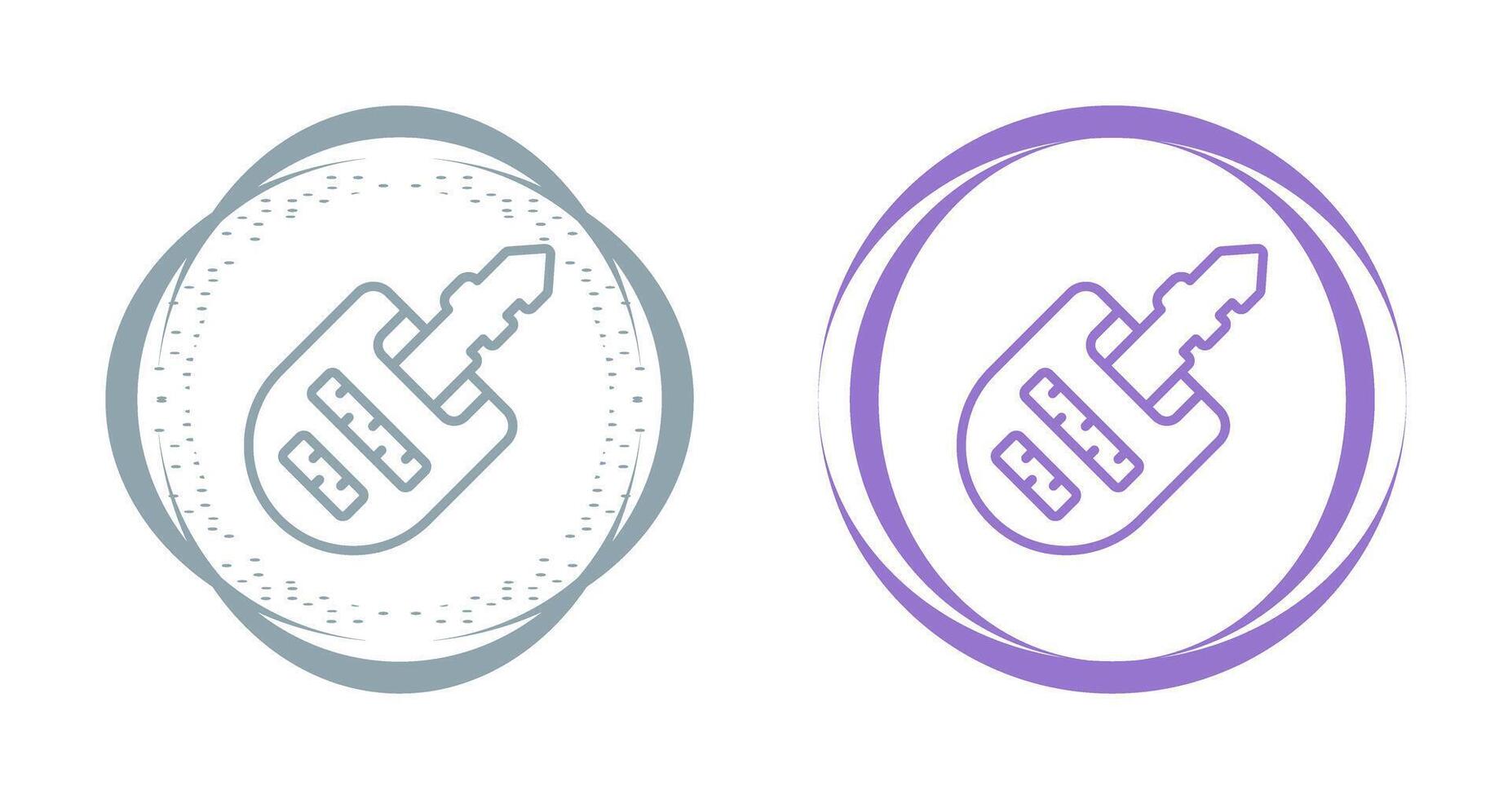 Car Key Vector Icon