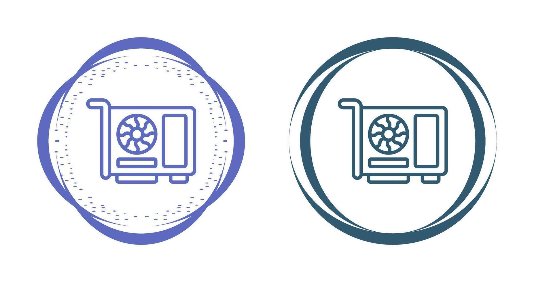 Graphic Card Vector Icon