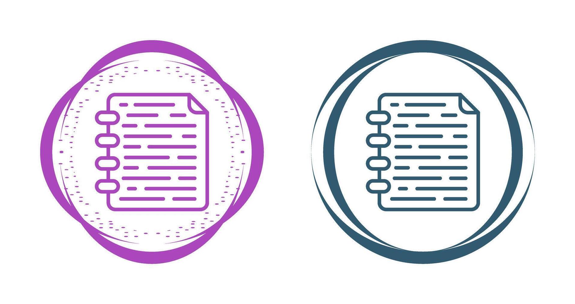 Note Page Vector Icon