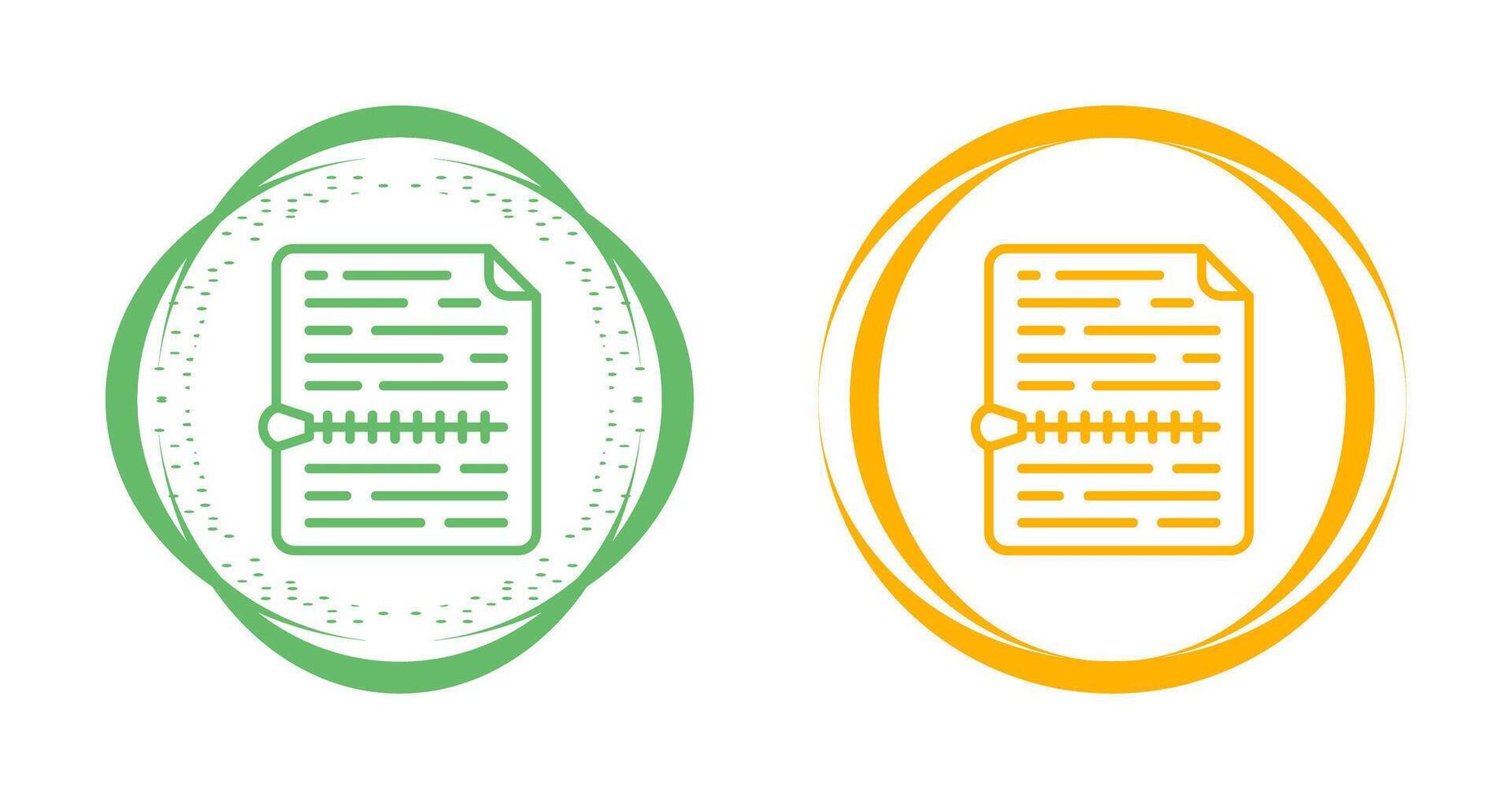 Zip File Vector Icon