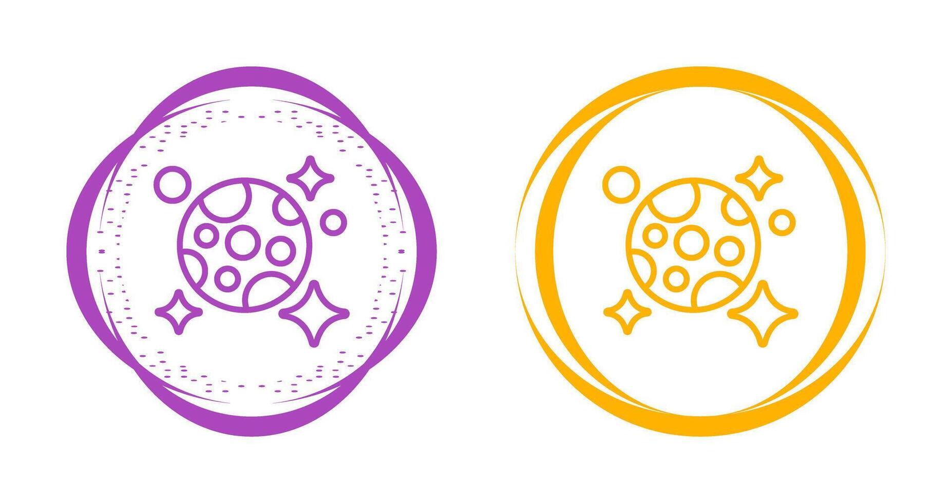 Moon And Stars Vector Icon