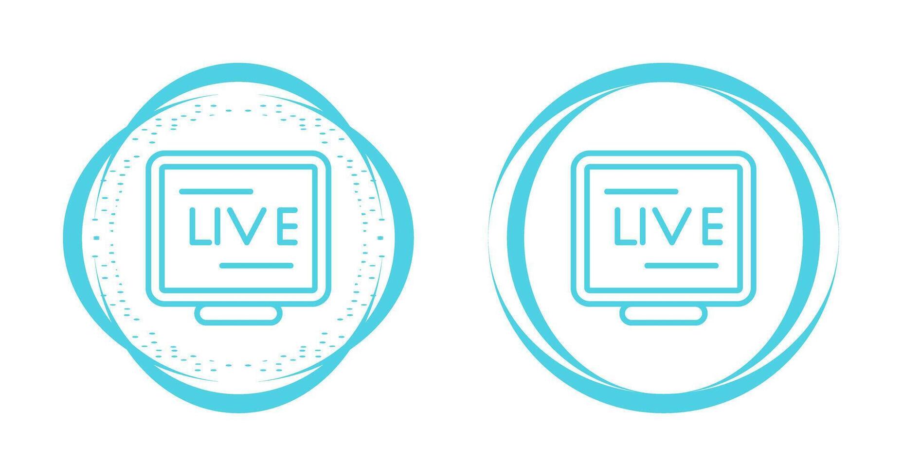 Live Stream Vector Icon