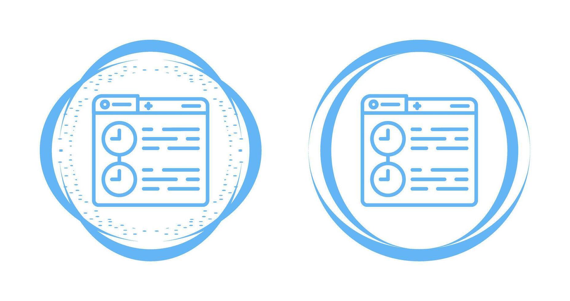 Timeline Vector Icon