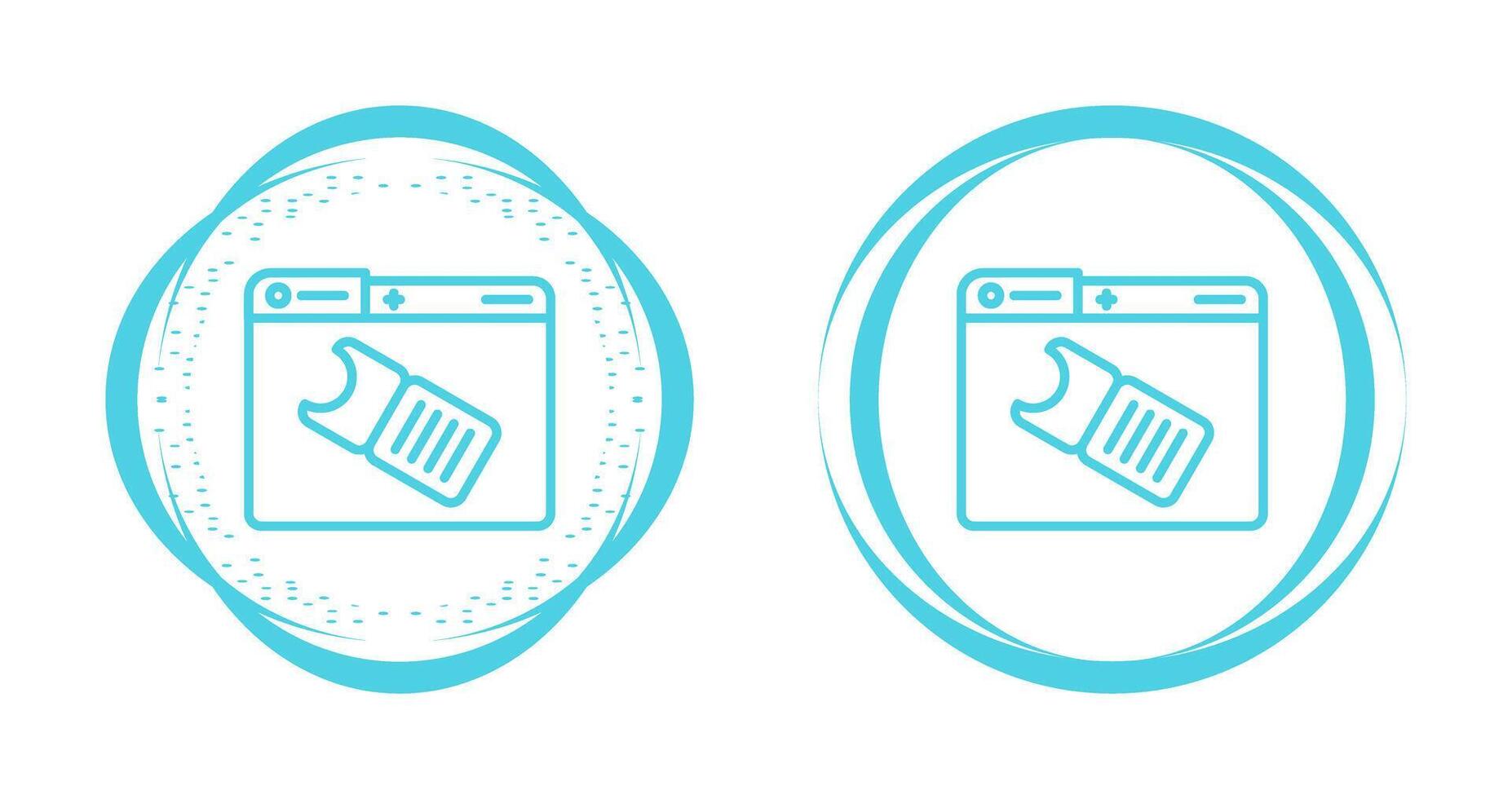 Ticket Vector Icon
