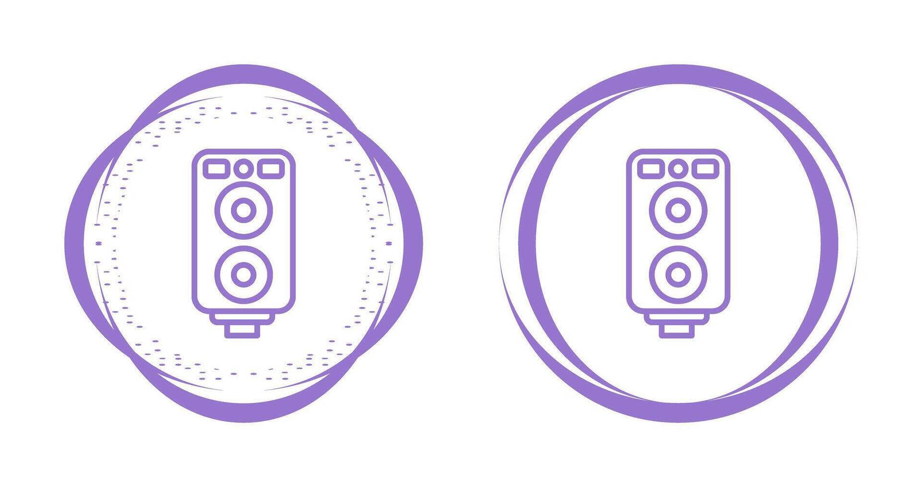 icono de vector de sistema de sonido