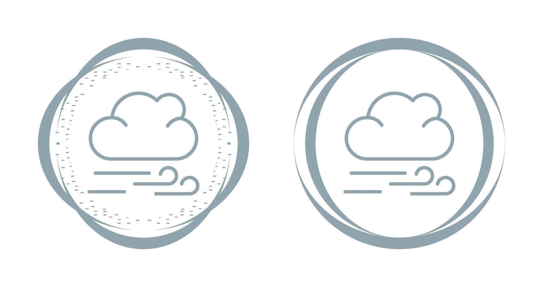 Windy Vector Icon