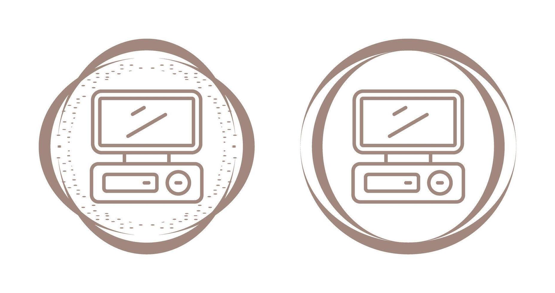 Desktop Vector Icon