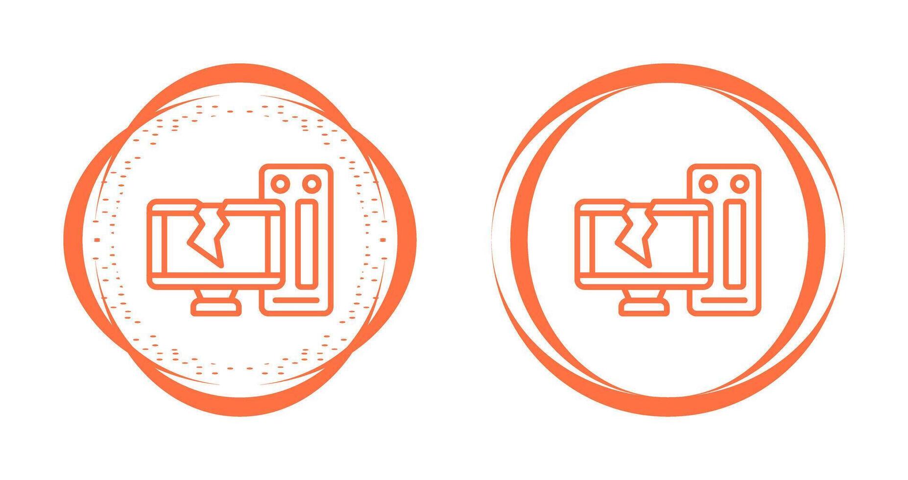 Desktop Computer Vector Icon