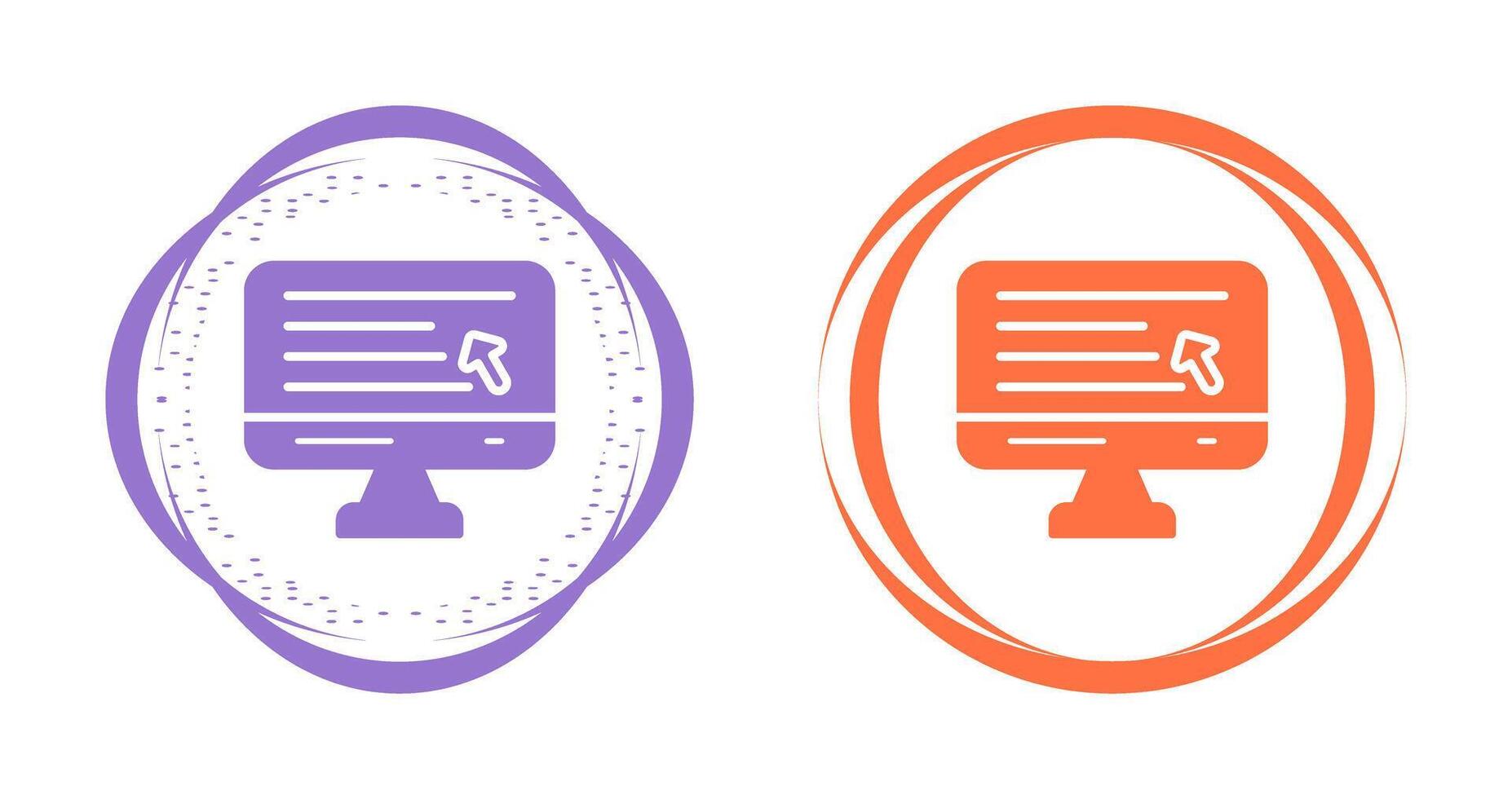 Desktop Computer Vector Icon