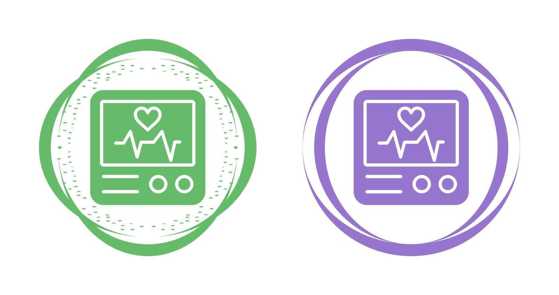 Heart Rate Monitor Vector Icon